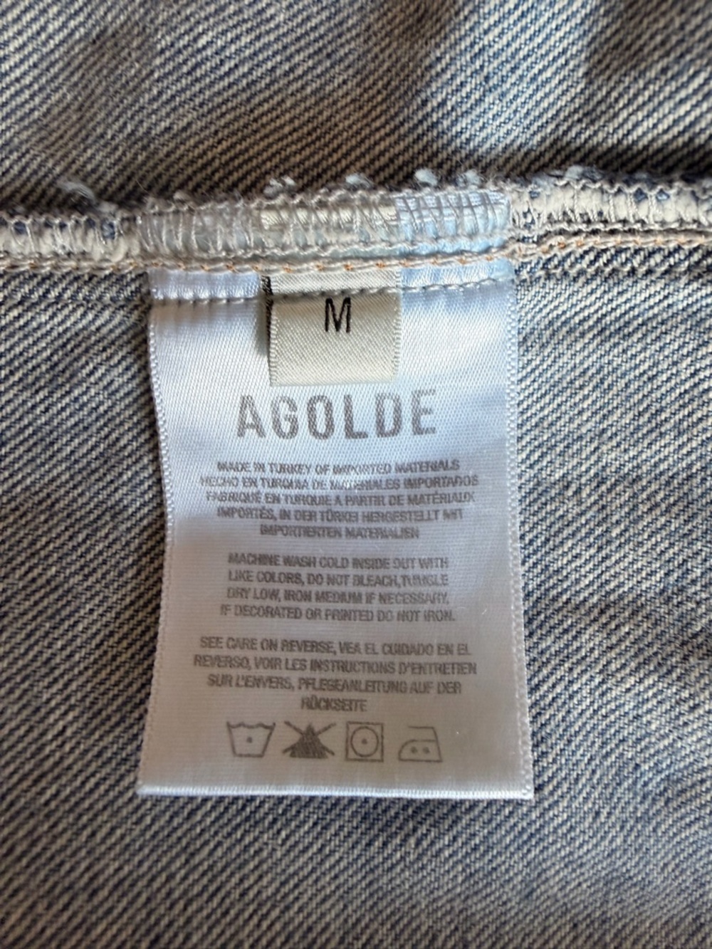 NWT AGOLDE Camryn Denim Shirt Jacket - Picture 9 of 11
